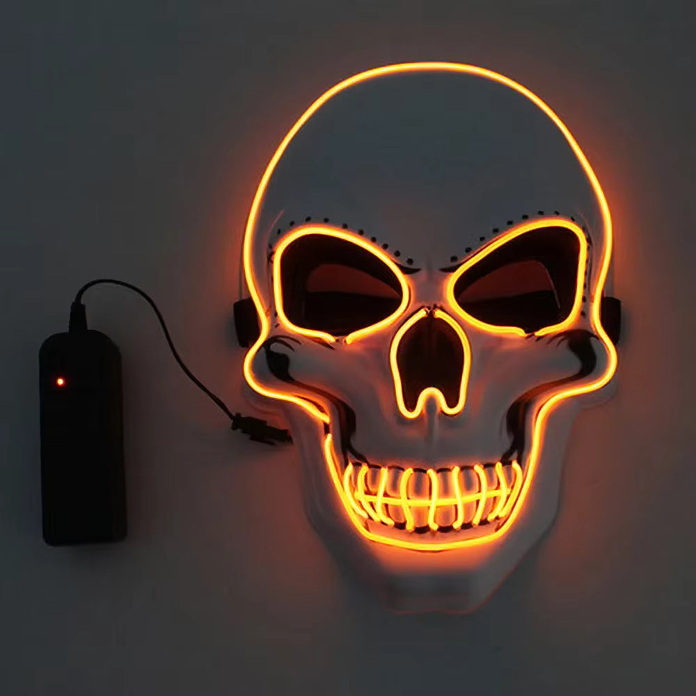HALLOWEEN SKULL LED MASK