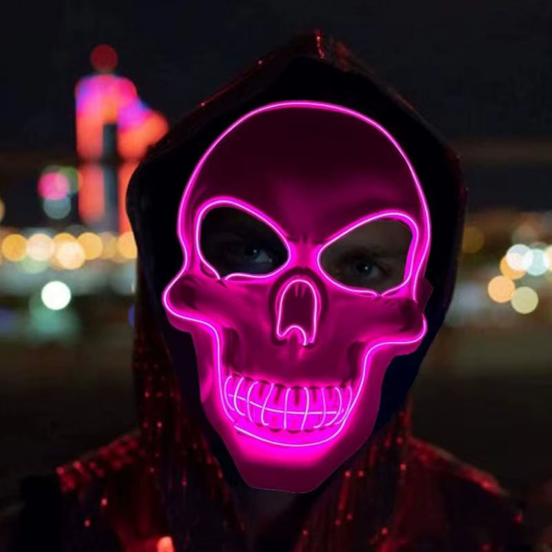 HALLOWEEN SKULL LED MASK