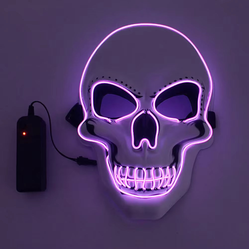 HALLOWEEN SKULL LED MASK